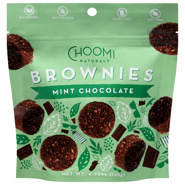 Choomi Naturals Mint Chocolate Brownies