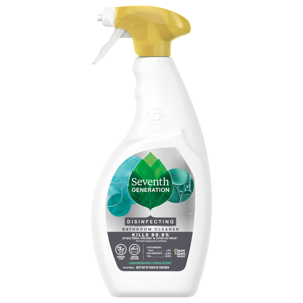 Seventh Generation Lemon Bathroom Cleaner Trigger Spray
