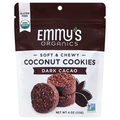 Emmy's Organics Gluten Free Dark Cacao Coconut Cookies
