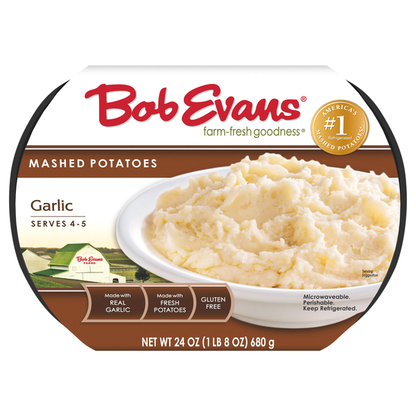 Bob Evans Garlic Mashed Potatoes Refrigerated