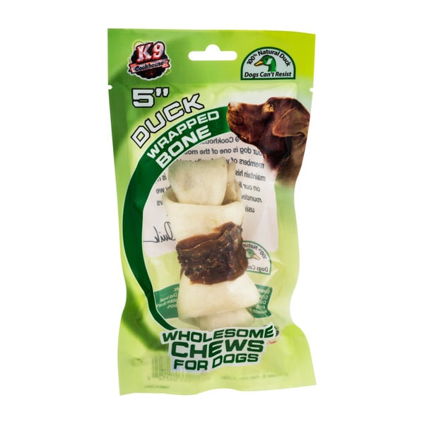 K9 Cookhouse Duck Wrapped Bone Dog Chew 5 Inch