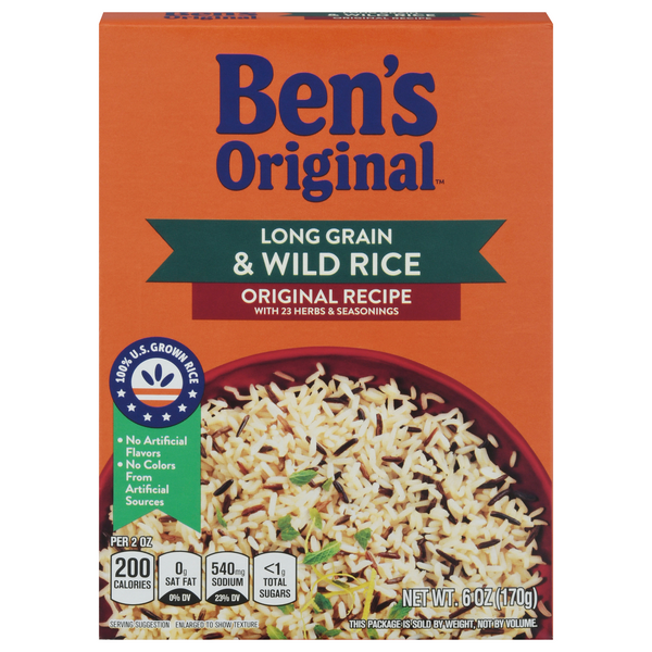 Save on Ben's Original Long Grain & Wild Rice Original Recipe Order