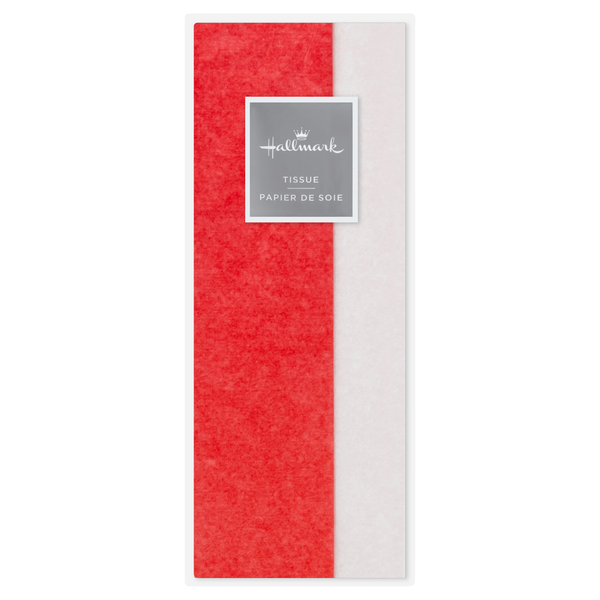 Hallmark Holiday Red & White Tissue Paper for Gift Wrap