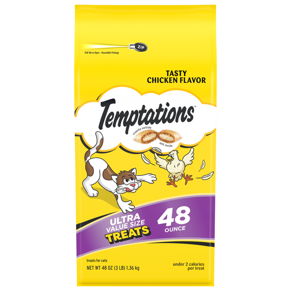Save on Temptations Crunchy & Soft Cat Treats Tasty Chicken Flavor