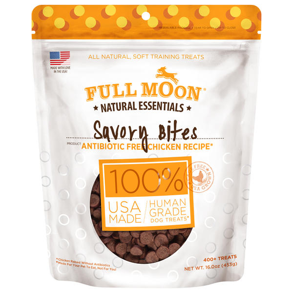 Full Moon Natural Essentials Chicken Savory Bites Dog Treats