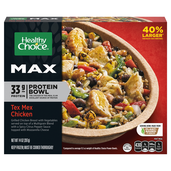 Save on Healthy Choice Max Protein Bowl Tex Mex Chicken Order Online Delivery Stop & Shop
