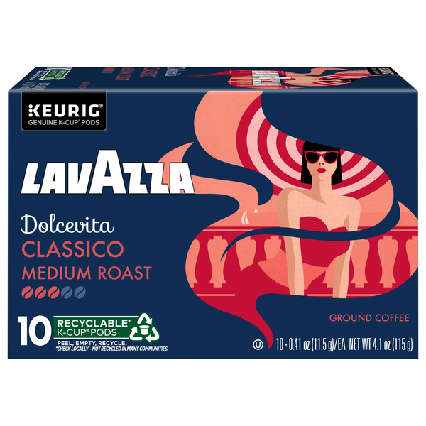 LavAzza Classico Medium Roast Coffee K-Cup Pods