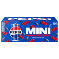 Pepsi Mini Wild Cherry Cola Soda - 10 pk