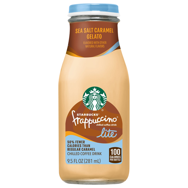 Starbucks Frappuccino Lite Sea Salt Caramel Gelato Coffee Drink