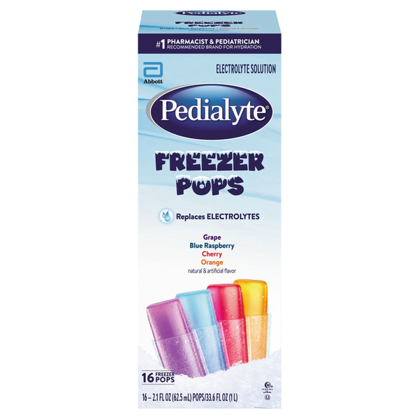 Pedialyte Freezer Pops Variety Pack Electrolyte Solution - 16 ct