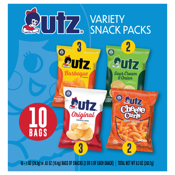 Utz Snack Packs Variety - 10 ct