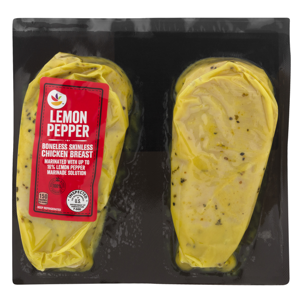 Giant Lemon Pepper Marinated Boneless Chicken Breast - 2 ct Fresh