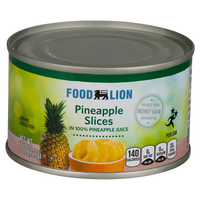 Food Lion Pineapple Slices in Juice