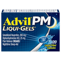 Advil PM Ibuprofen Pain Relief 200mg Liqui-Gels