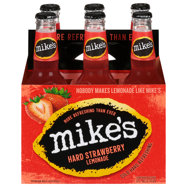 Mike's Hard Strawberry Lemonade Malt Beverage - 6 pk