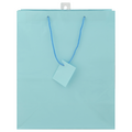 Unique Pastel Gift Bag Blue Large