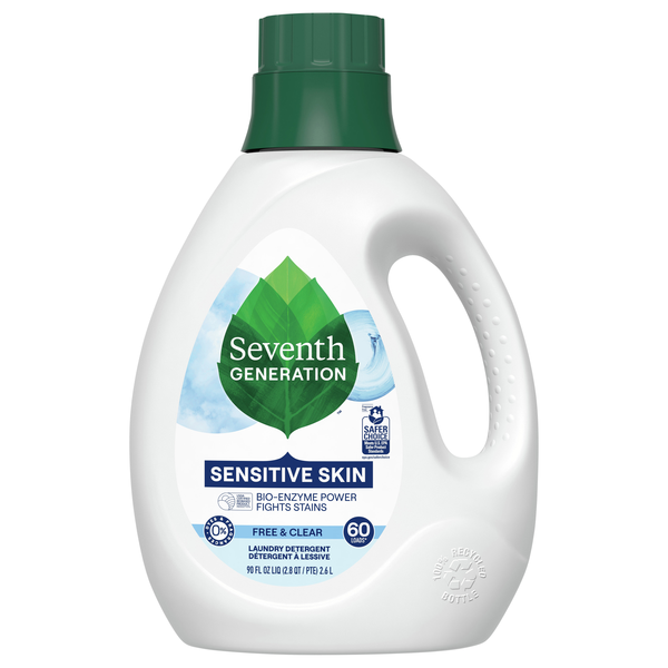 Seventh Generation Free & Clear Sensitive Skin Liquid Laundry Detergent