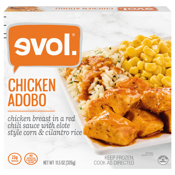 Evol Chicken Adobo Frozen Meal