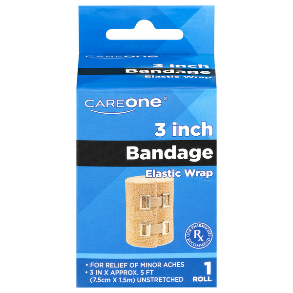 CareOne Elastic Wrap Bandage 3 inch
