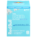 Red Bull The Iced Edition Sugarfree Iced Vanilla Berry Energy Drink - 4 pk