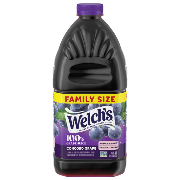 Welch's 100% Grape Juice No Sugar Added Family Size