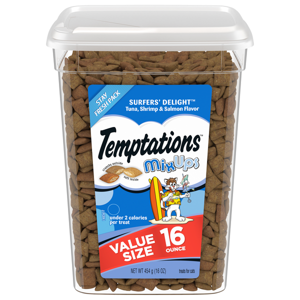 Temptations MixUps Surfers' Delight Crunchy & Soft Cat Treats