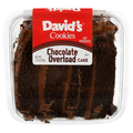 David's Cookies Chocolate Overload Cake Slice