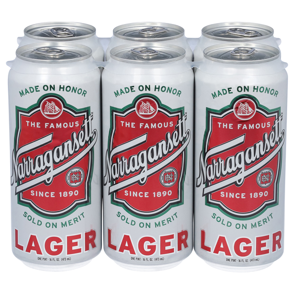 Narragansett Lager Beer - 6 pk