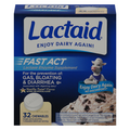Lactaid Fast Act Lactase Enzyme Supplement Vanilla Twist Chewable Tablets
