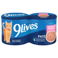 9Lives Pate Seafood Platter Wet Cat Food - 4 ct
