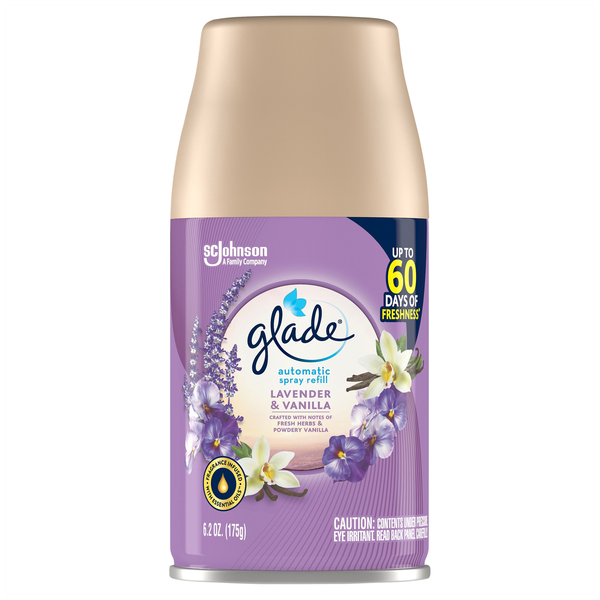Glade Lavender & Vanilla Air Freshener Spray Refill