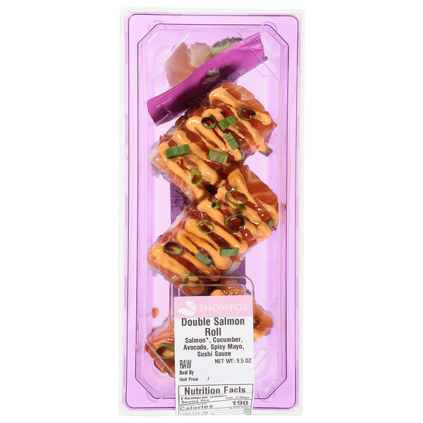 Snowfox Double Salmon Roll