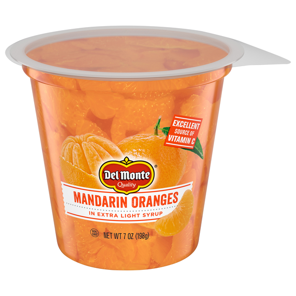 Del Monte Mandarin Oranges in Extra Light Syrup Fruit Cup