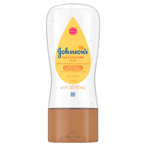 Johnson's Shea & Cocoa Butter Baby Oil Gel