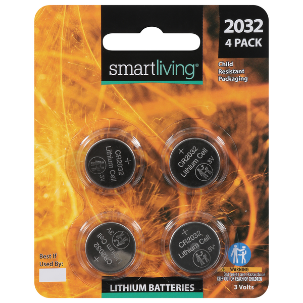 Smart Living Lithium Batteries CR2032