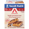 Atkins Chocolate Chip Granola 17g High Protein Bar Value Pack - 8 pk