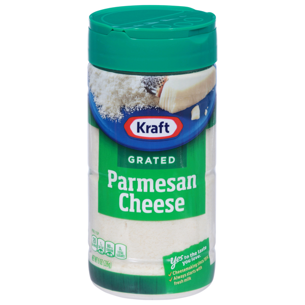 Save on Kraft Parmesan Cheese Grated Order Online Delivery MARTIN'S
