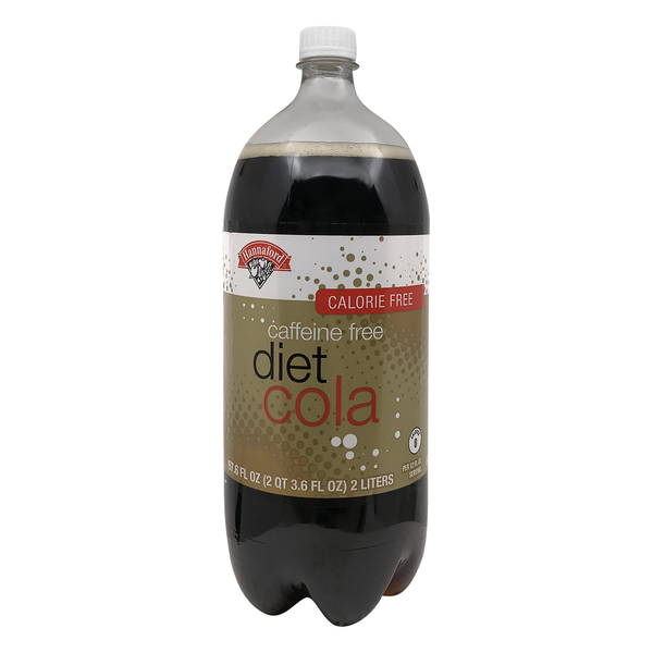 Hannaford Diet Cola Soda Caffeine Free