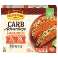 Old El Paso Carb Advantage Nacho Cheese Flavored Taco Shells - 8 ct
