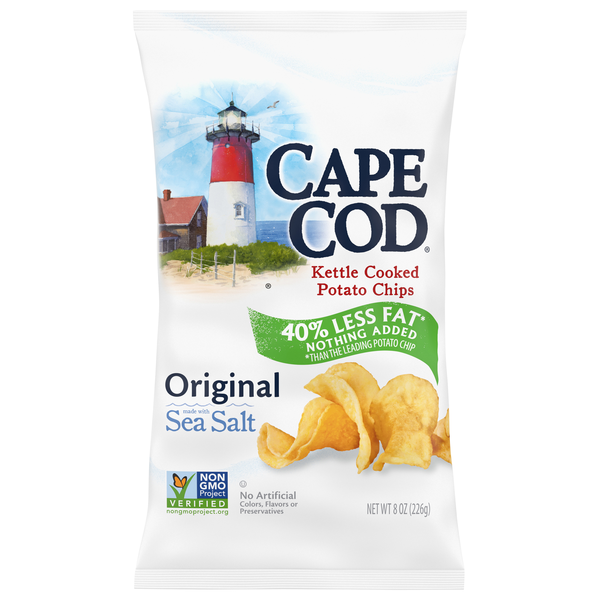 Cape Cod 40% Less Fat Original Kettle Cooked Potato Chips