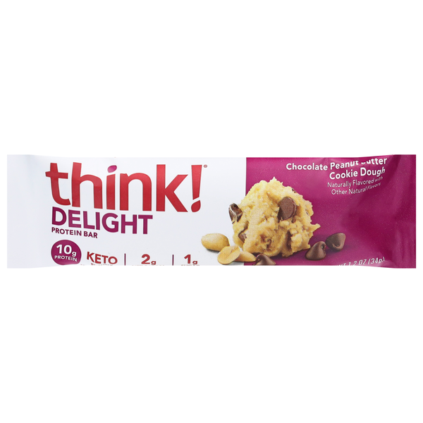 think! KETO Chocolate Peanut Butter Cookie Dough 10g Protein Bar