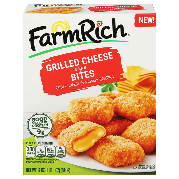 Farm Rich Grilled Cheese Bites Frozen