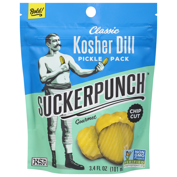 Save on SuckerPunch Gourmet Pickle Chips Classic Kosher Dill Order