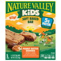 Nature Valley Kids Peanut Butter Brownie Soft Baked Bars - 5 ct