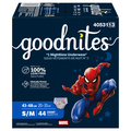 GoodNites Boys S/M Nighttime Underwear 43-68 lb