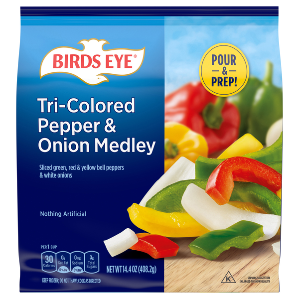 Birds Eye Tri-Colored Pepper & Onion Medley Frozen