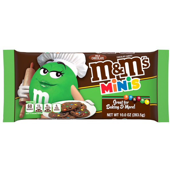 M&M's Minis Milk Chocolate Baking Morsel Chips