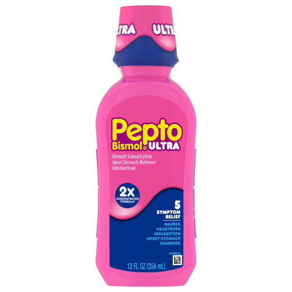 Pepto Bismol Ultra 5 Symptom Stomach Relief Liquid