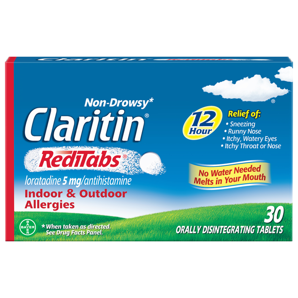Claritin RediTabs 12 Hour Indoor & Outdoor Allergy Tablets