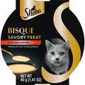 SHEBA Bisque Savory Treat Premium Chicken Recipe Cat Food Complement